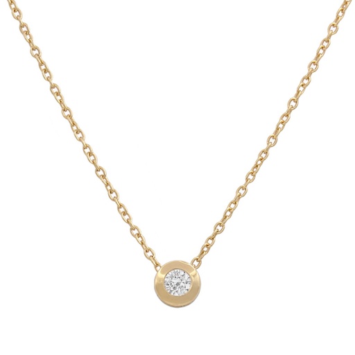 [G651] GARGANTILLA ORO 18KL CHATON - 5MM