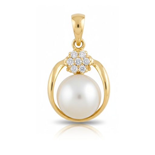 [GL1076] COLGANTE ORO 18KL PERLA JAPONESA 