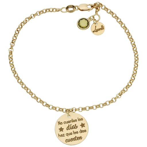 [HT131] PULSERA MI HISTORIA ORO 18KL VIVE