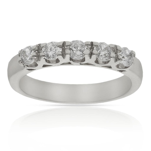 SORTIJA ORO BLANCO 18KL DIAMANTES