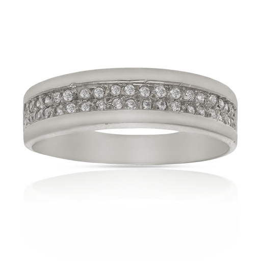 SORTIJA ORO BLANCO 18KL DIAMANTES