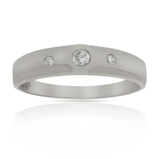 SORTIJA ORO BLANCO 18KL DIAMANTES