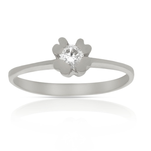SORTIJA ORO BLANCO 18KL DIAMANTE