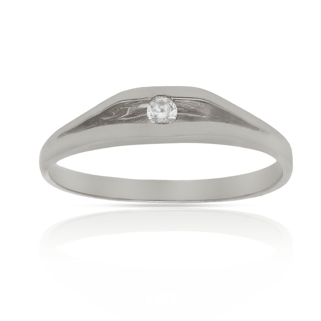 SORTIJA ORO BLANCO 18KL DIAMANTE