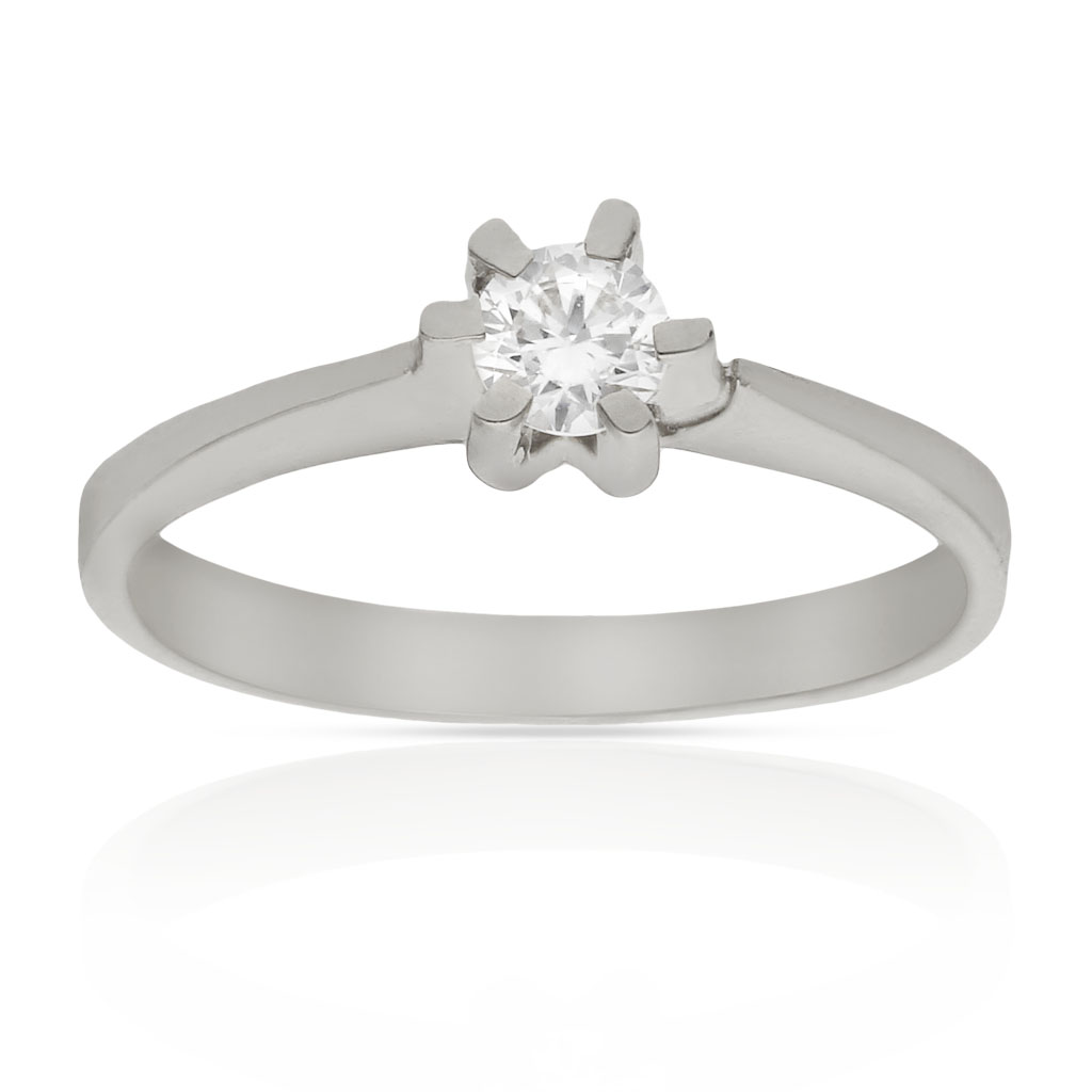 SORTIJA ORO BLANCO 18KL DIAMANTE