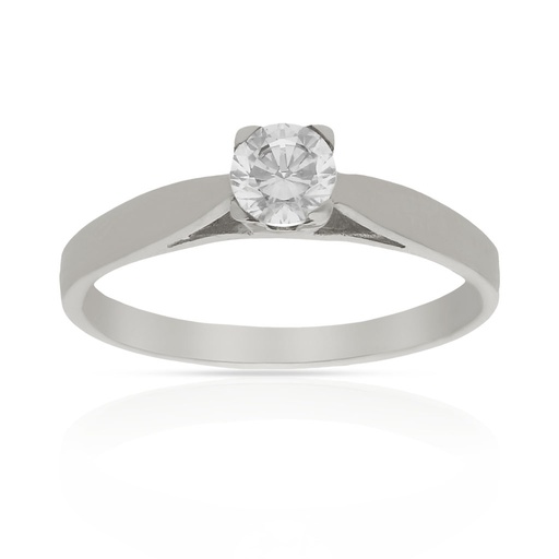 SORTIJA ORO BLANCO 18KL DIAMANTE