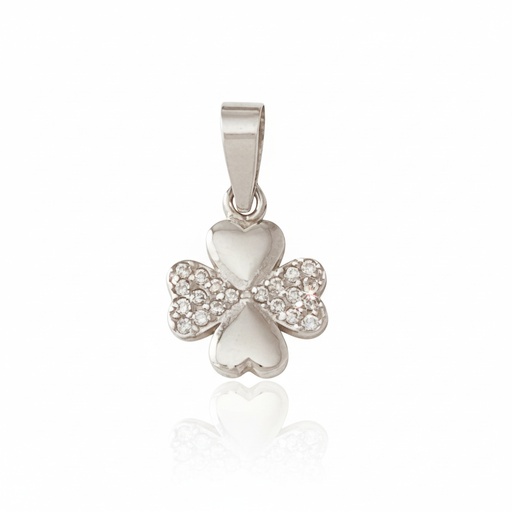 [LCR509B] COLGANTE ORO BLANCO 18KL DIAMANTES
