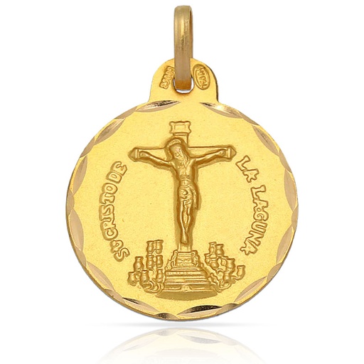 MEDALLA ORO 18KL C. DE LA LAGUNA - 19MM 