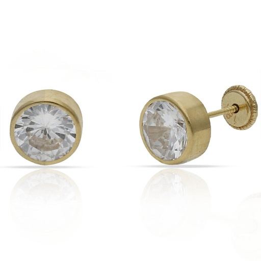[P205] PENDIENTES ORO 18KL REDONDOS