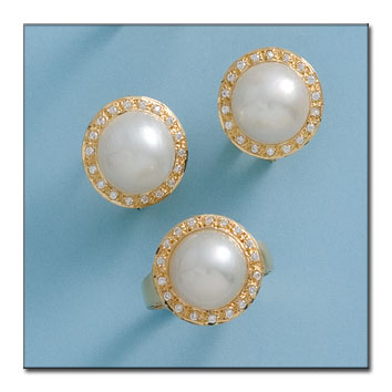 [P2373] PENDIENTES ORO 18KL PERLAS JAPONESAS