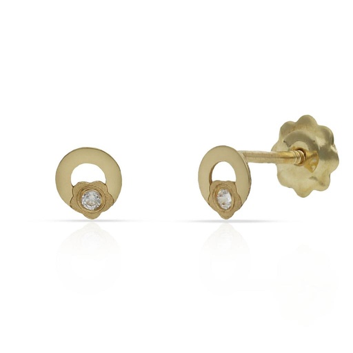 [P252] PENDIENTES ORO 18KL REDONDOS