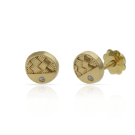 [P254] PENDIENTES ORO 18KL REDONDOS
