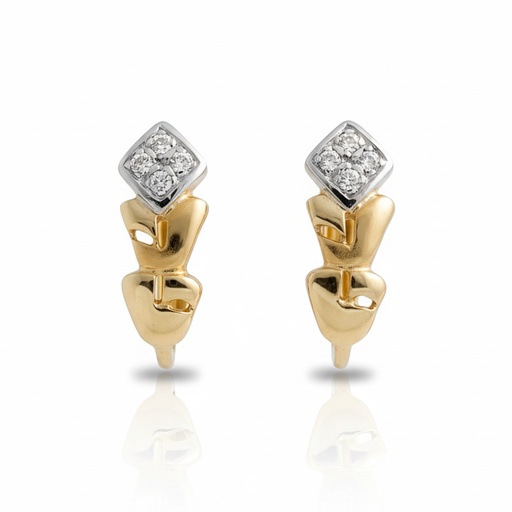 [P3093] PENDIENTES ORO 18KL