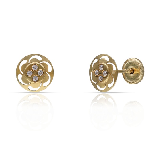 [P373] PENDIENTES ORO 18KL REDONDOS