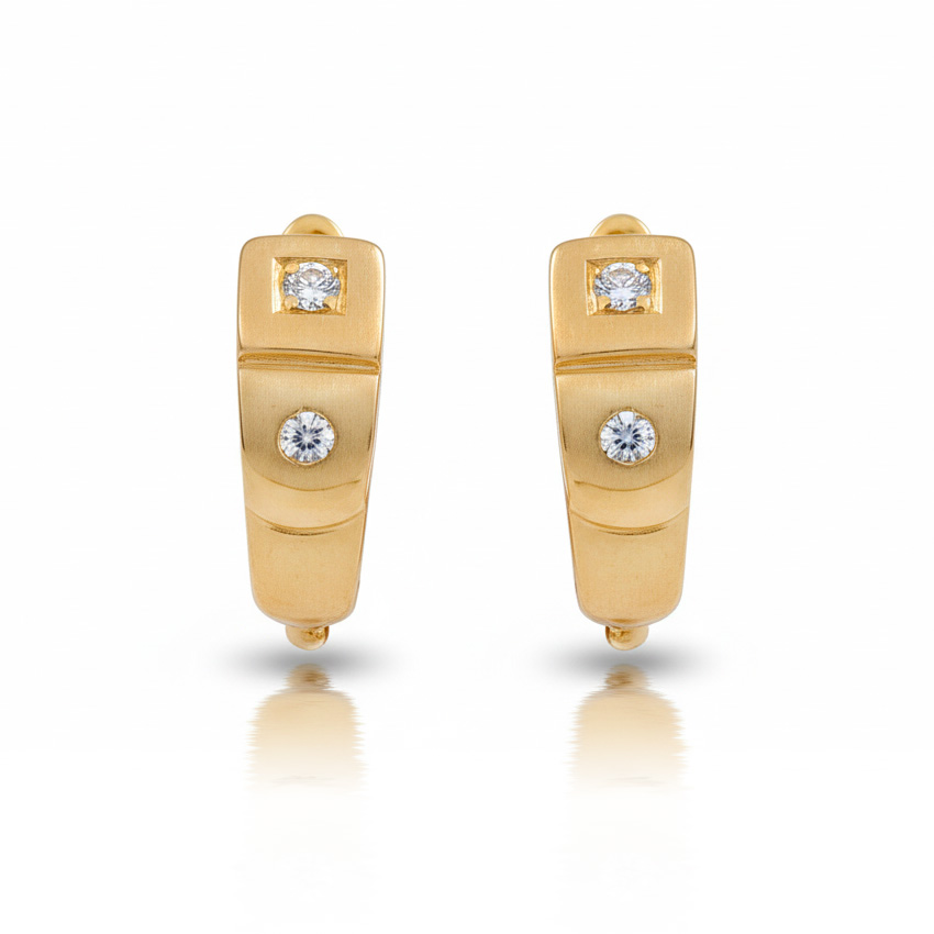 PENDIENTES ORO 18KL CIRCONITAS