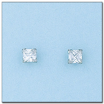 [P6072] PENDIENTES ORO BLANCO DE 18KL 
