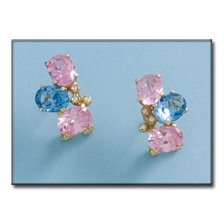 [P618] PENDIENTES ORO 18KL