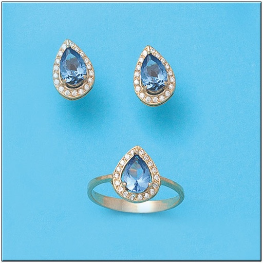 [P6697] PENDIENTES ORO 18KL CIRCONITAS