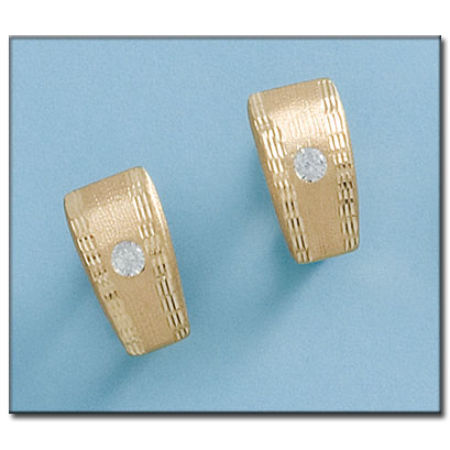 [P703] PENDIENTES ORO 18KL CIRCONITAS