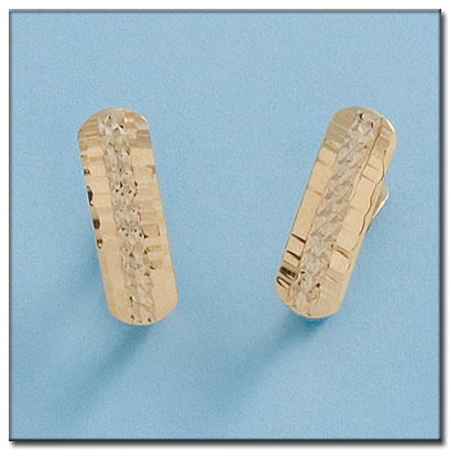 [P708] PENDIENTES ORO 18KL TALLADOS