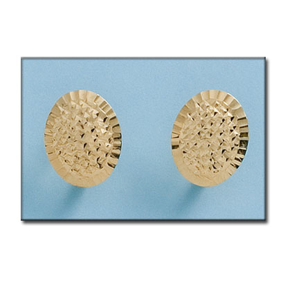 [P709] PENDIENTES ORO 18KL TALLADOS