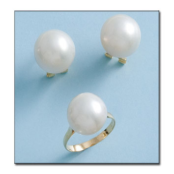[P73] PENDIENTES ORO 18KL PERLAS JAPONESAS