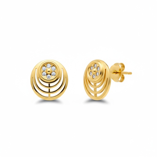 [P800] PENDIENTES ORO 18KL REDONDOS