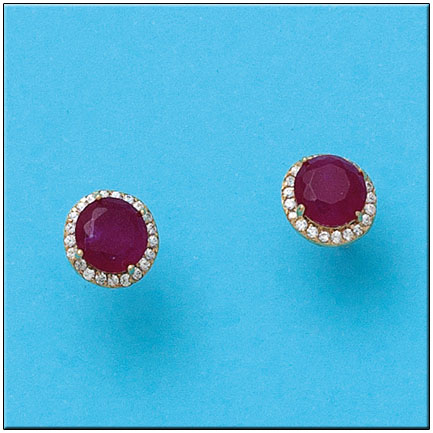 [P814] PENDIENTES ORO 18KL REDONDOS - 8MM