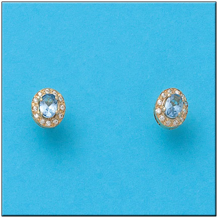 [P888] PENDIENTES ORO 18KL OVAL