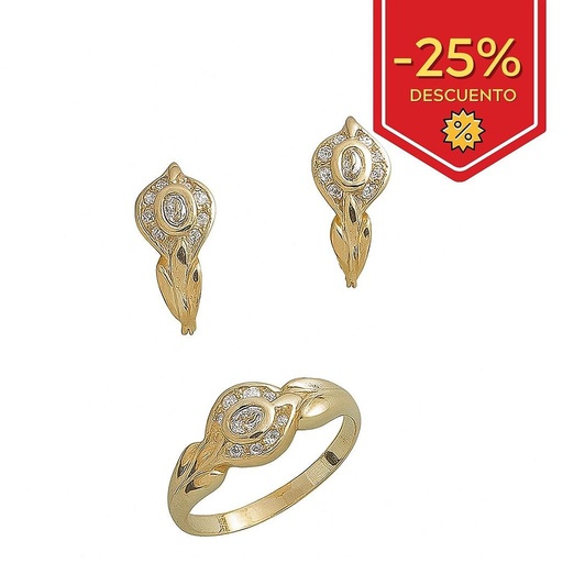 [P9076] PENDIENTES ORO 18KL