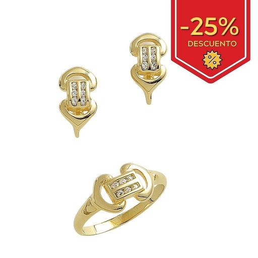 [P9081] PENDIENTES ORO 18KL
