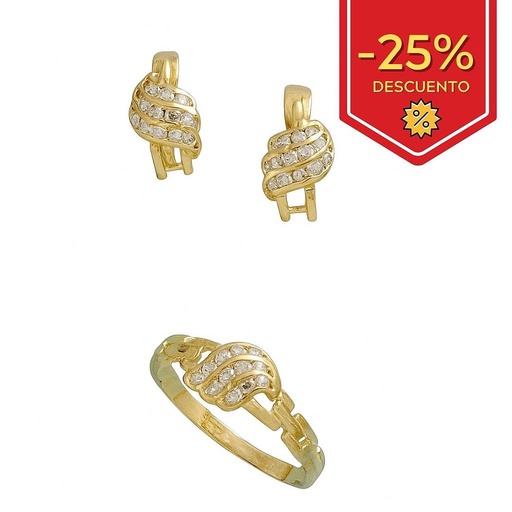 [P9086] PENDIENTES ORO 18KL