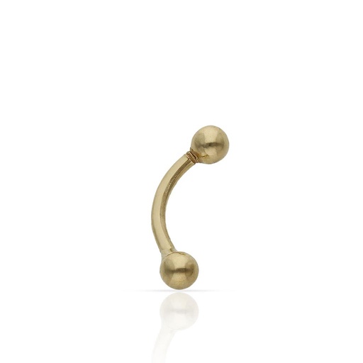 [PI11] PIERCING ORO 18KL CEJA BOLAS