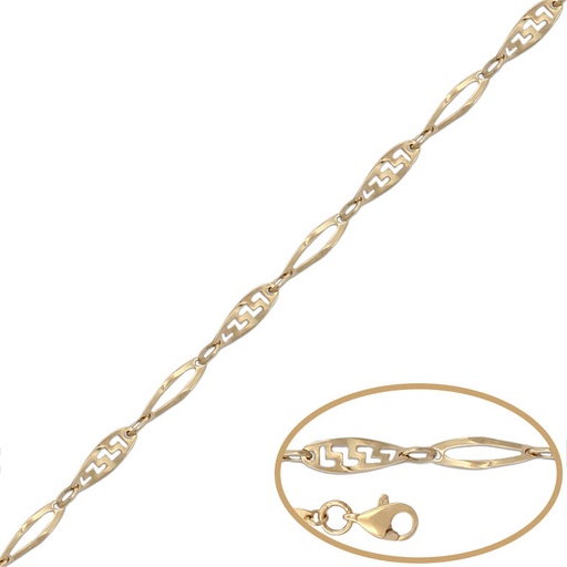 PULSERA ORO 18KL CALADA