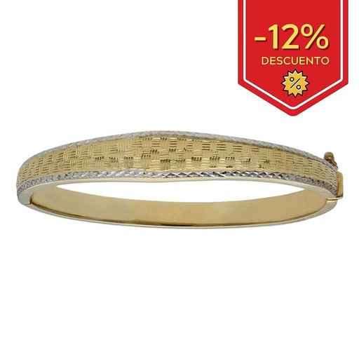 [PU1091] PULSERA CAÑA ORO 18KL