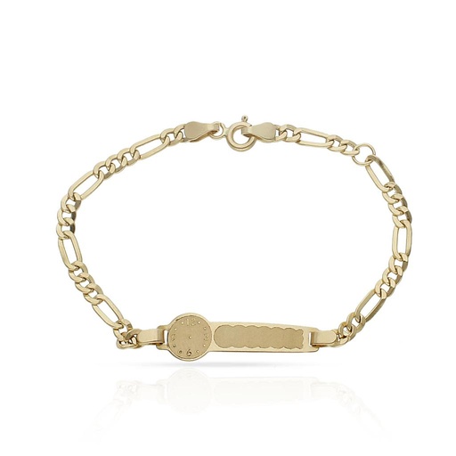 [PU1265] PULSERA ORO 18KL RELOJ 3x1