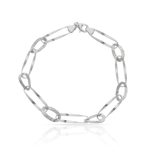 [PU258] PULSERA ORO BLANCO 18KL