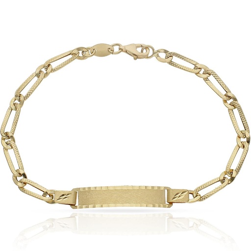 [PU353] PULSERA ORO 18KL CON PLACA