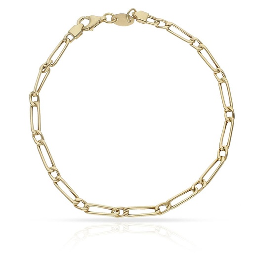 [PU709] PULSERA ORO 18KL HUECA 1x1