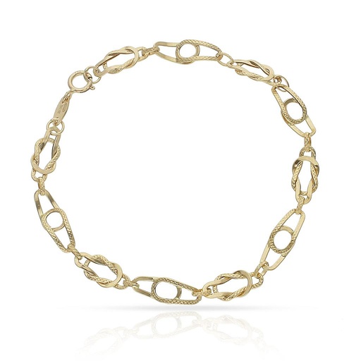 [PU770] PULSERA ORO 18KL HUECA