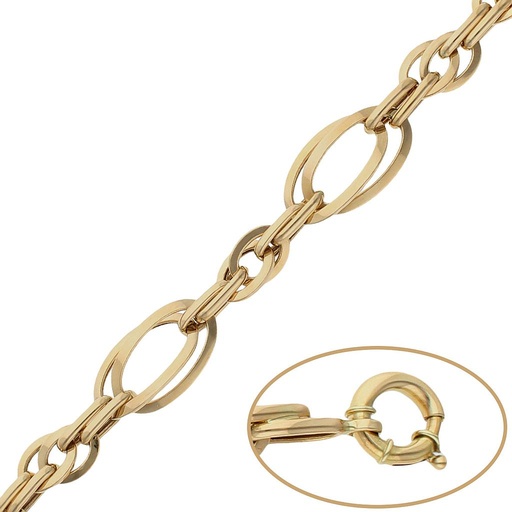 [PU787] PULSERA ORO 18KL TROQUELADA