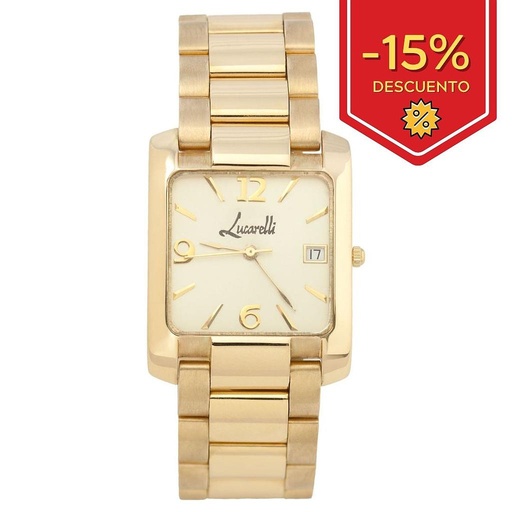 [R302] RELOJ ORO 18KL CABALLERO LUCARELLI