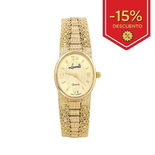 [R436] RELOJ ORO 18KL SEÑORA LUCARELLI