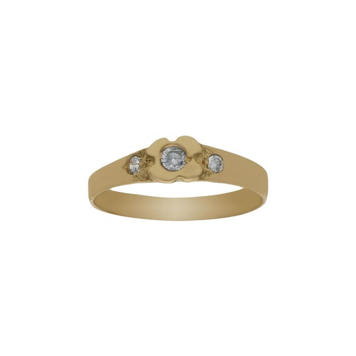 [SE14] SOLITARIO ORO 18KL BEBE CIRCONITAS
