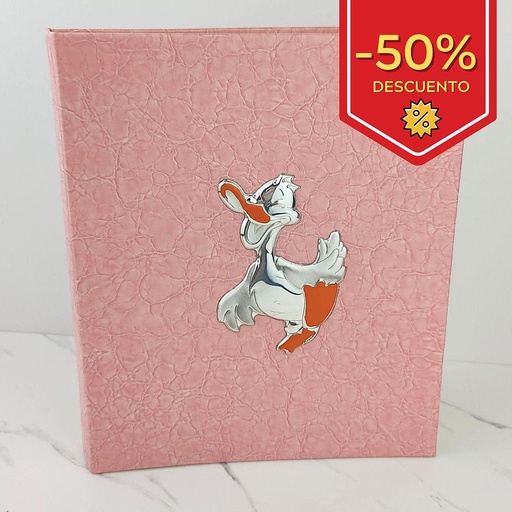 [4564] ALBUM FOTOS ROSA PATO BILAMINADO 23X30