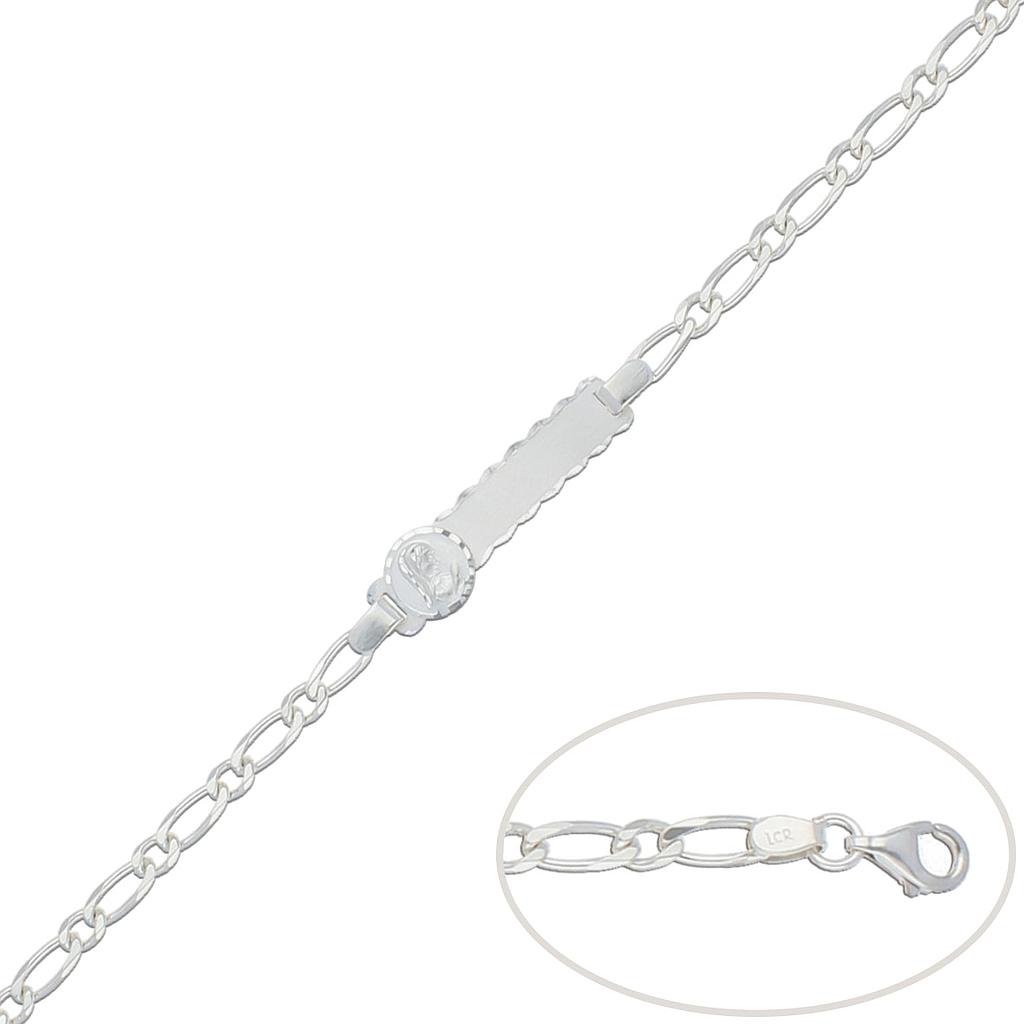 PULSERA PLATA 925M 1X1 V.NIÑA