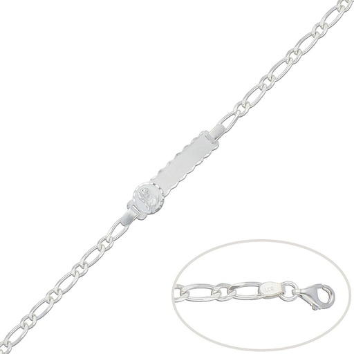 PULSERA PLATA 925M 1X1 V.NIÑA