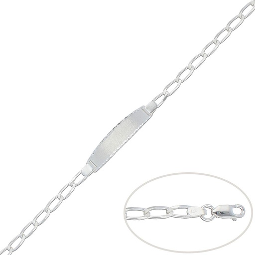 [AG118] PULSERA BILBAO PLATA 925MM - 4MM