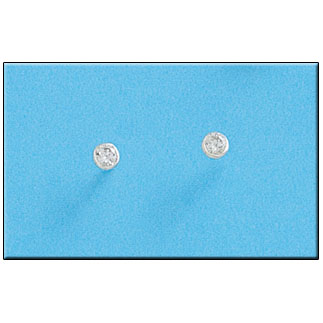 [AG1313] PENDIENTE PLATA 925MM REDONDO PEQUEÑO