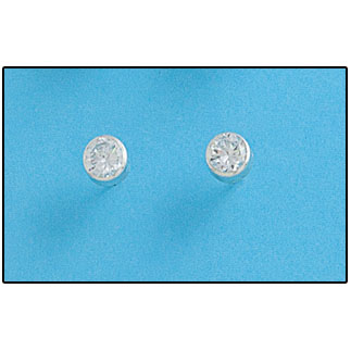 [AG1316] PENDIENTE PLATA 925MM REDONDO 5MM